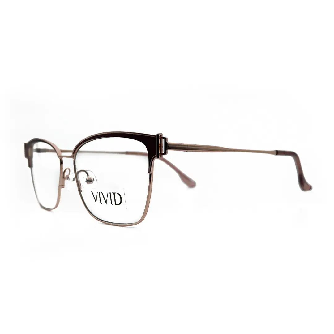 Оправа VIVID JS8612 С02-P81-1 Коричневий/Золото - Зображення 2